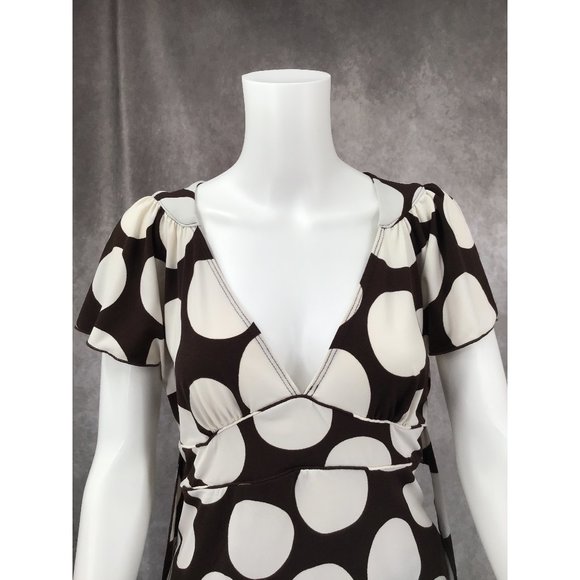 Retro Feel Blouse Polka Dots Large - Speechless - Picture 4 of 8